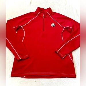 Sunice Ryder Cup 2020 Red Q-Zip Pullover - Large
